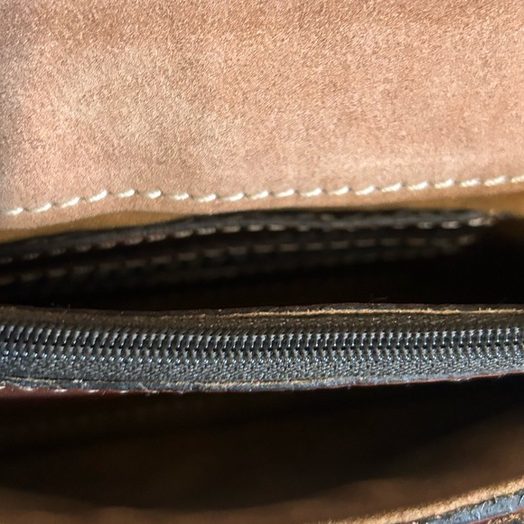 Patricia Nash Tori Crossbody Tooled Brown Leather Small See Photos For Size - Picture 11 of 15